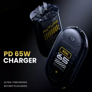 Aohi 65W Gallium Nitride Charger Head Type-C Port Plug for Iphone 15 14 Pro Max - Picture 1 of 13