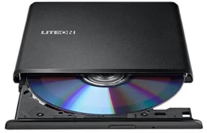 8x Ultra Slim Externe DVD Graveur, Noir - ES1 - Photo 1/4