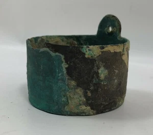 Bronze römischer Spachtel zylindrische Form 1. Jahrtausend v. Chr. - Bild 1 von 5