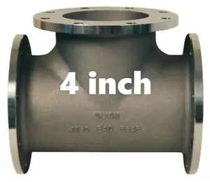 DIXON 400-TLT-AL Tank Truck Flanged Tee - 4 inch - Picture 1 of 2