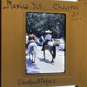 1971 Mexico City Chapultepec Charros Vintage Original Photo 35mm Slide 311 - Picture 1 of 3