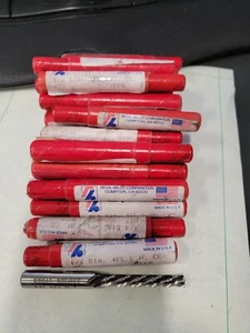 Lote de 3 REGAL-BELOIT HSS FRESAS, 1/4", 4 FL 3/8" VÁSTAGO 1-3/4"LOC LHC (K307) - Imagen 1 de 4