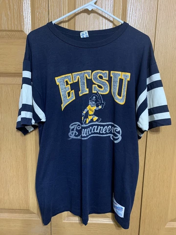 VTG East Tennessee State University ETSU Buccaneers Champion T-Shirt XL Cover