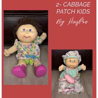 2 Cabbage Patch kids Hasbro vintage 1st edition 1990 & 1992 dolls - Image 1 of 4