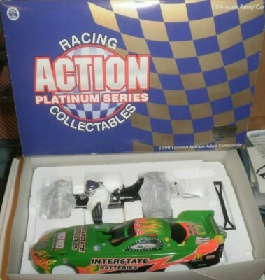 NHRA 1/24 CRUZ PEDREGON SIGNED 1998 INTERSTATE BATTERIES HOT ROD 1/4,500 +ND MAG - Image 1 of 4