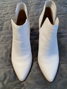 frye white booties
