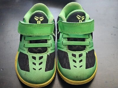 Nike Kobe Bryant Grinch Verde Mamba Mentalidad Zapatos de Bebé 705389-001 Talla 6C Foto 1 de 4