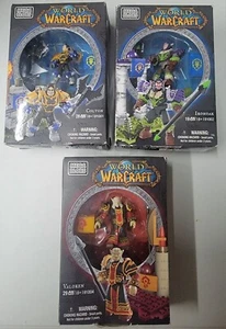 World of Warcraft Mega Bloks LOTE DE 3 FIGURAS NUEVAS - COLTON 💥 IRONOAK 💥 VALOREN - Imagen 1 de 2