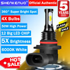 For Chevrolet Astro Van - 4Pc 6000K 9005 9006 Led Headlight Combo Bulbs Kits Hkb