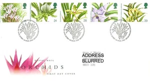 Estampillas conmemorativas de primer día de orquídeas FDC del Reino Unido, 3.8.1999 - Imagen 1 de 1