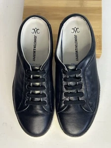 JOHNSTON AND MURPHY CALLIE MULE WOMENS SHOE 8M BLACK LEATHER SLIDE - Picture 1 of 11