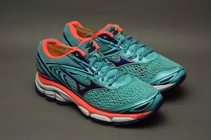 Mizuno U4iC Wave Inspire 13 Athletic Shoes Sneakers Teal & Pink Women's 8.5 - Picture 1 of 10