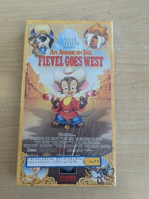 An American Tail: Fievel Goes West (VHS, 1991) Vintage VHS Sealed - Image 1 of 2