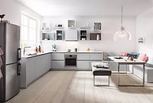 Schüller Küche Biella Satinlack in kristallgrau - Bild 1 von 1