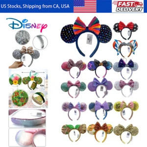 Disney's Loungefly Mickey Mouse Ears Rapunzel Tangled Pascal Belle Headband Clip - Picture 1 of 239