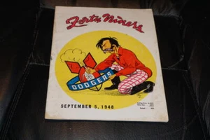 1948 AAFC BROOKLYN DODGERS AT 49ERS FOOTBALL PROGRAM - Bild 1 von 4