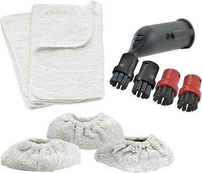 Spray Jet Attachment Brush Nozzles + Cloth Cover for KARCHER SC1 SC2 SC3 SC4 SC5 - image 1 of 4