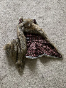 Authentic SpiritHoods Arabian Wolf Shawl Faux Fur Spirit Hood Wrap - Picture 1 of 1