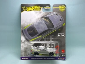 2024 Hot Wheels Premium Auto Culture Slide Street 2 # '18 Ford Mustang RTR SPEC 5 - Bild 1 von 2