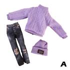 Girl Set 3 Photographer Outfit Dress Sweater Cardiga Y1 Dolls Hot For 1/6 Z9w4