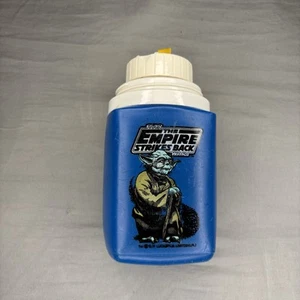 Vintage Star Wars The Empire Strikes Back Thermos 1981 Yoda No Lid - Picture 1 of 8