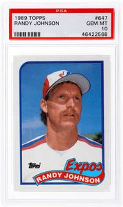 1989 Topps Randy Johnson #647 PSA 10 - Picture 1 of 2