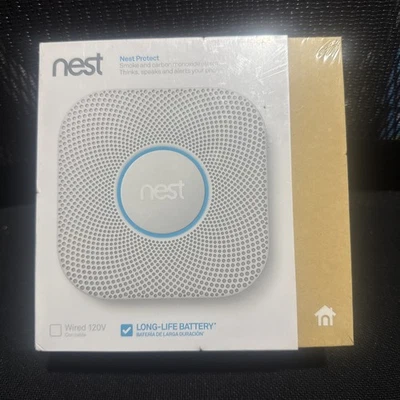 Google Nest Protect Smoke and Carbon Monoxide Alarm 2nd Gen - S3000BWES 2017 - Image 1 of 4