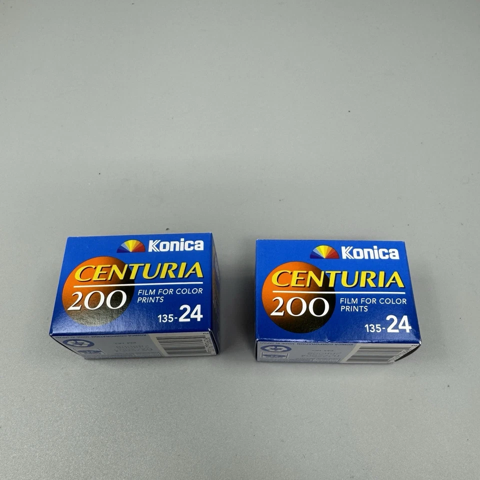 2 rollos de película Konica Centuria 200 ASA color 35 mm, 24 exposiciones - CADUCADO Foto 1 de 4