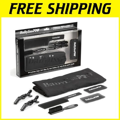 Kit de peluquero profesional con peines, capas y cepillos de desvanecimiento - Herramientas ligeras Foto 1 de 4