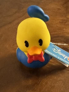 NEW Disney Donald Duck Rubber Duck ~ 3" Jeep Duck, Bath Toy - Picture 1 of 4