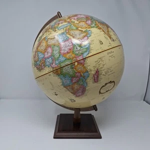 Replogle 12" Globe Vintage Raised Relief Rotating World Classic Series USA 1980s - Picture 1 of 14
