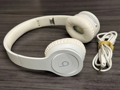 Beats by Dr. Dre White Solo HD On-Ear Wired Headphones Drenched in Color -Tested - Image 1 of 4