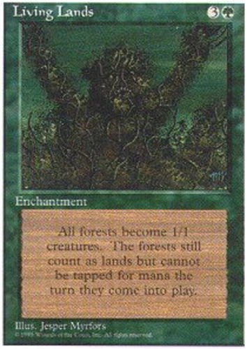 FBB Korean Living Lands ~ Near Mint 4th Edition Fourth Foreign Black Border Stoc - Image 1 of 1