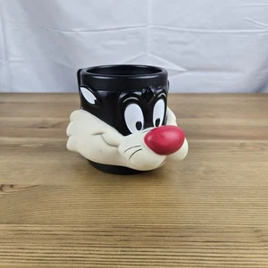 Vintage Looney Tunes Sylvester 3D Plastic Mug 1992 Promotional Partners Vtg - Bild 1 von 13
