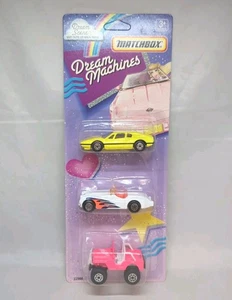 Matchbox Rare " DREAM MACHINES "92 triple Pack With Exclusive Cars Inc FERRARI  - Picture 1 of 8