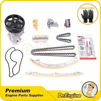 Kit de cadena de distribución bomba de agua compatible con Honda Civic 2006-2009 2,0 L Eng K20A3 Foto 1 de 4