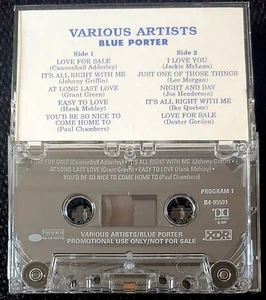 BLUE NOTE PLAYS COLE PORTER – BLUE PORTER CASSETTE VARIOUS (JAZZ) ADVANCE PROMO - Picture 1 of 4