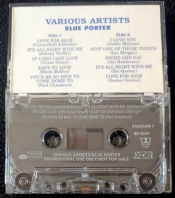 BLUE NOTE PLAYS COLE PORTER – BLUE PORTER CASSETTE VARIOUS (JAZZ) ADVANCE PROMO - Image 1 of 4