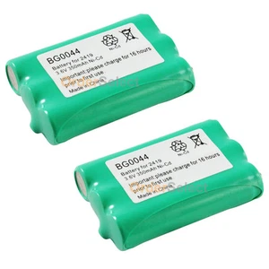 2 NEW Cordless Phone Battery for AT&T 1231 2231 2419 2420 E1215 E1225 50+SOLD - Picture 1 of 5