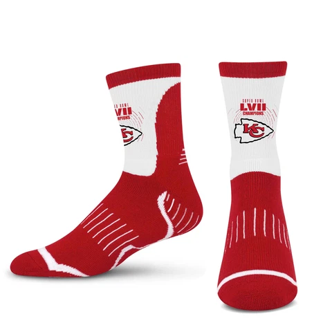 Kansas City Chiefs Surge Super Bowl LVII Champs Socks Cover