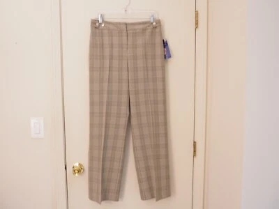 NUEVO CON ETIQUETAS $56 JH Coleccionables EVA Multicolor Mezcla de Poli A Cuadros Piernas Relajadas Pantalones Talla 6 Foto 1 de 4