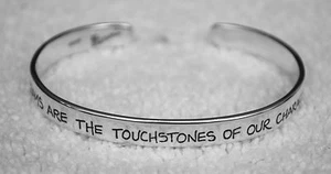 USA-Made Sterling Silver Cuff Bracelet Etched w/ Thoreau Quote by Hanni - Picture 1 of 5