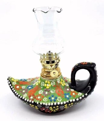 Ручной работы традиционный турецкий Аладдин лампа стиль ураган лампа фонарь 7» высотой - Изображение 1 из 2