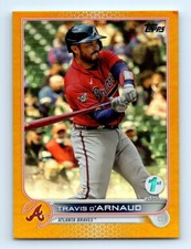 2022 Topps 1st Edition Travis d'Arnaud Atlanta Braves #4 Gold Foil
