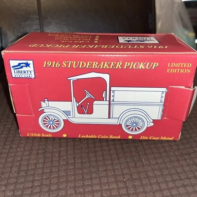 Pepsi-Cola ~ 1916 Studebaker Pickup, ~ Diecast Lockable Coin Bank # 22519 NIB - Image 1 of 4
