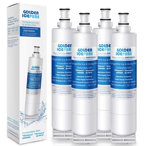 PAQUETE DE 4 Compatible con 4396508 RWF1020 RFC0500A Refrigerador Filtro de Agua - Imagen 1 de 8