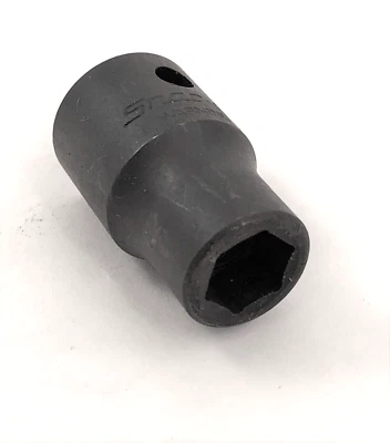 NOS Snap-on IM140A-SAE 7/16", 1/2" Dr, 6-Pt, Flank Dr, Shallow, Impact, Socket - Image 1 of 4