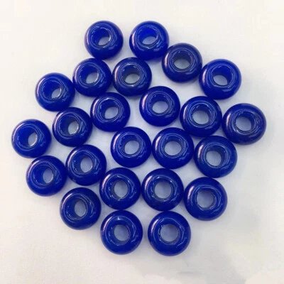10 PIEZAS 14mm Piedras Preciosas Naturales Universal Gran Agujero Rondelle Cuentas Hágalo Usted Mismo Joyería Foto 1 de 4