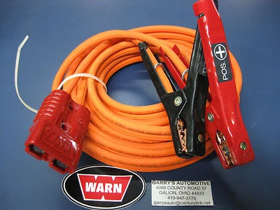 WARN 26771 Jumper Cable Battery Winch Quick Connect Booster Kit 175 amp 16' 4GA - image 1 of 2