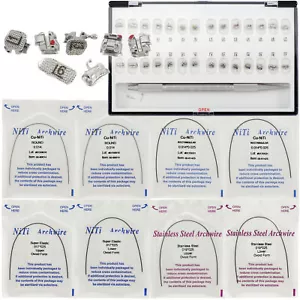 Orthodontic Kit Self-Ligating Brackets Damon Q Copper NiTi Wire Roth MBT 022 7-7 - Picture 1 of 52